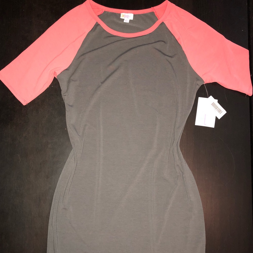 Grey and Pink Julia Dress